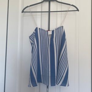Striped trapeze tank